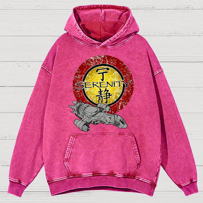 Firefly Starship Vintage Distressed Hoodie