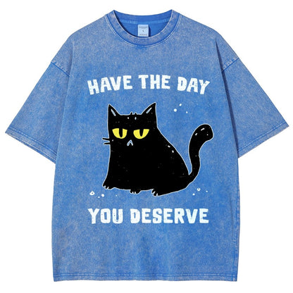 Karma Kitten Vintage Distressed T-shirt