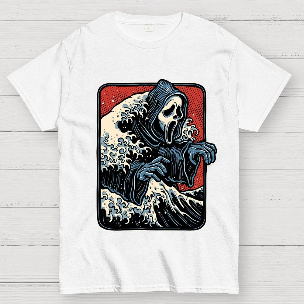 Ghost Wave Unisex Geek T-Shirt