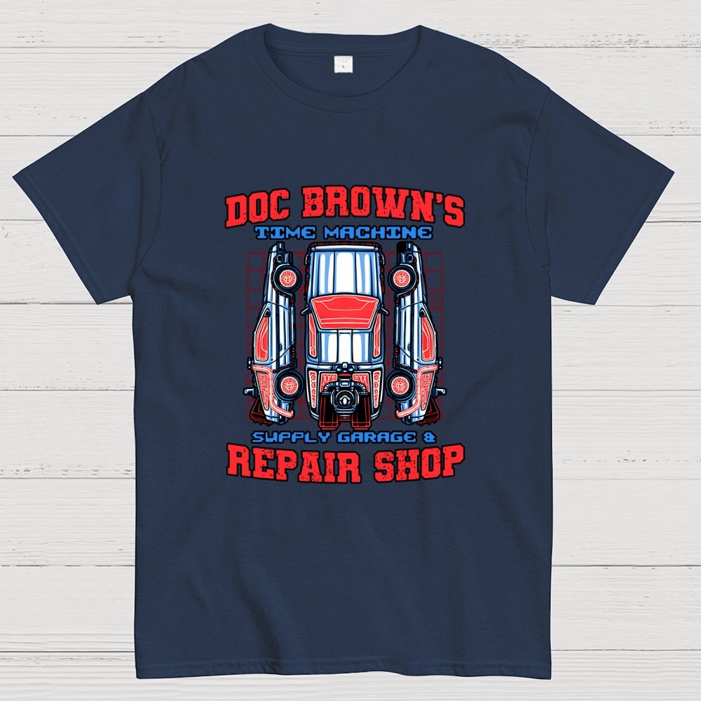 Time Machine Repair Shop Geek T-Shirt