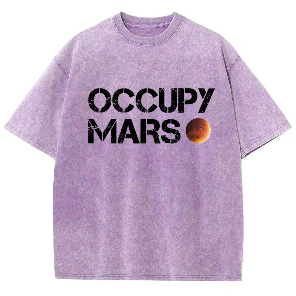 Occupy Mars Vintage Distressed T-shirt