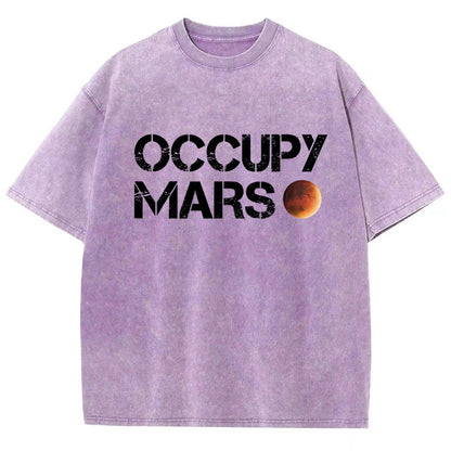 Occupy Mars Vintage Distressed T-shirt