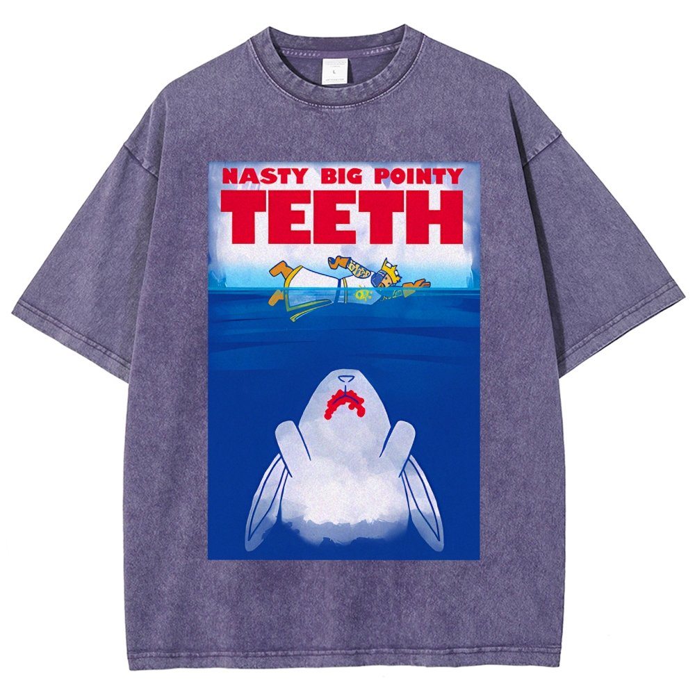 TEETH Vintage Distressed T-shirt