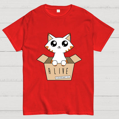 Schrödinger's Cat Glow in the Dark Nerdy T-Shirt