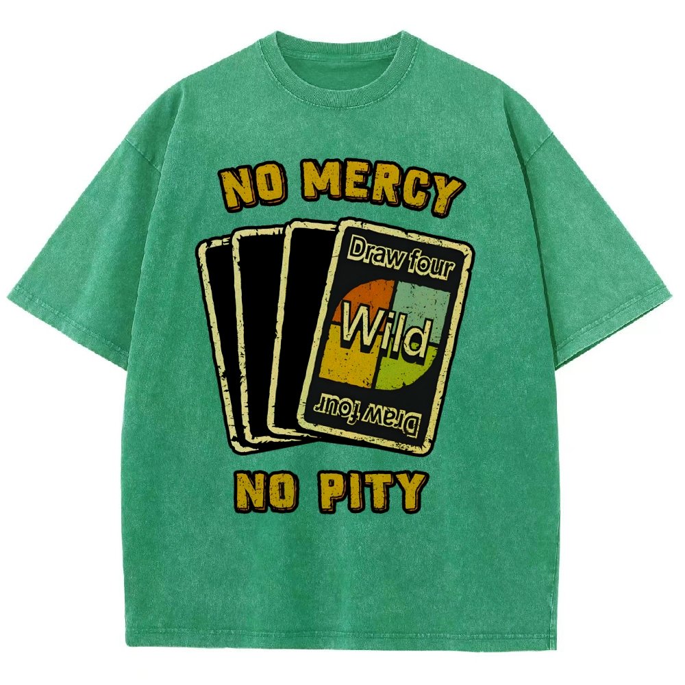 No Mercy No Pity Vintage Distressed T-shirt