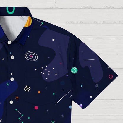 Galaxy Planet Series Print Geeky Shirt