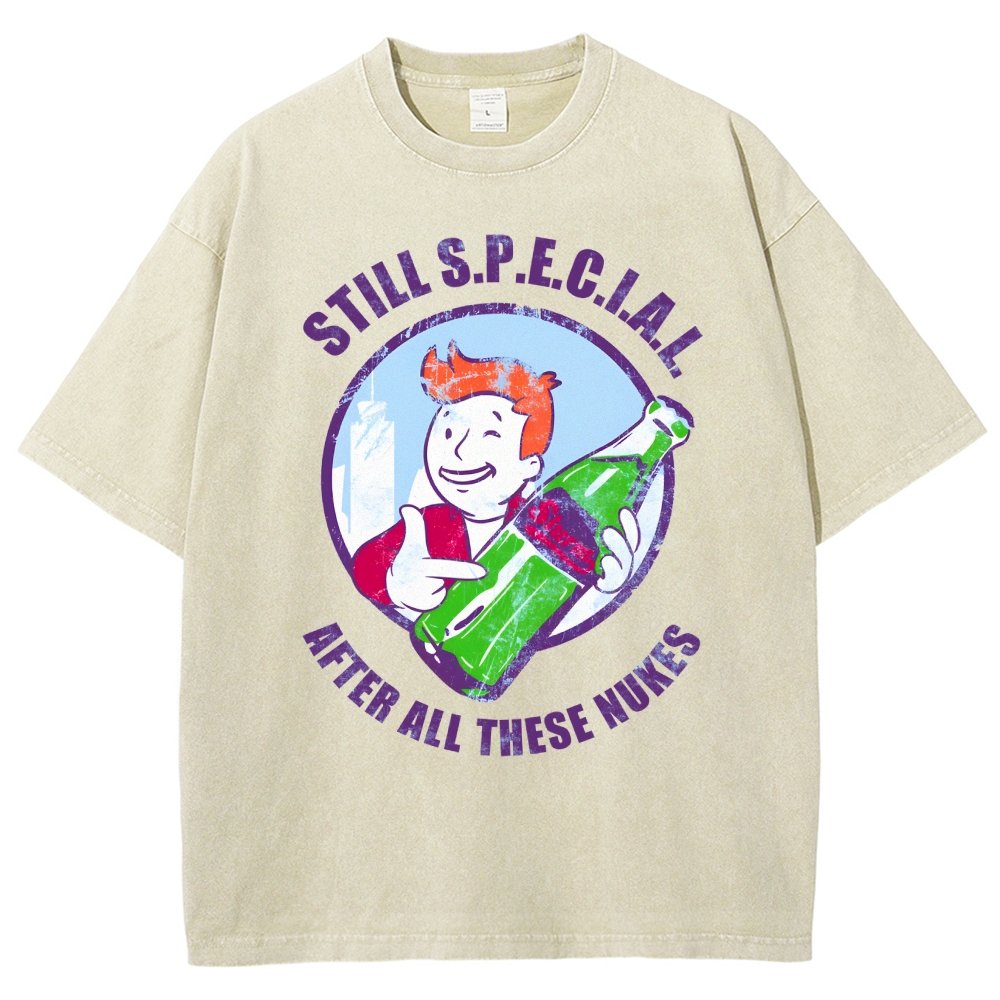 Still Super Special after all these nukes Vintage Distressed T-shirt