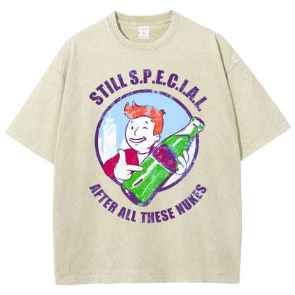 Still Super Special after all these nukes Vintage Distressed T-shirt