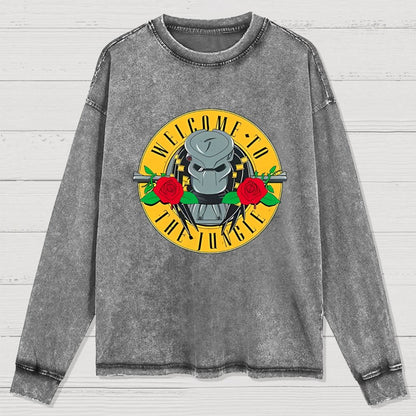 Welcome To The Jungle Washed Long Sleeve Tee