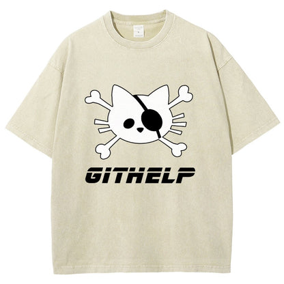 GitHelp Vintage Distressed T-shirt