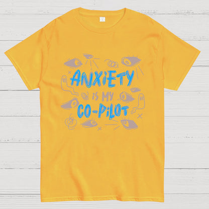 Anxiety Is My Co-Pilot Geek T-Shirt