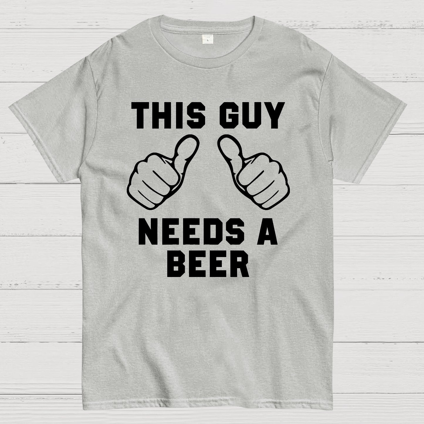 This Guy Needs A Beer Geek T-Shirt