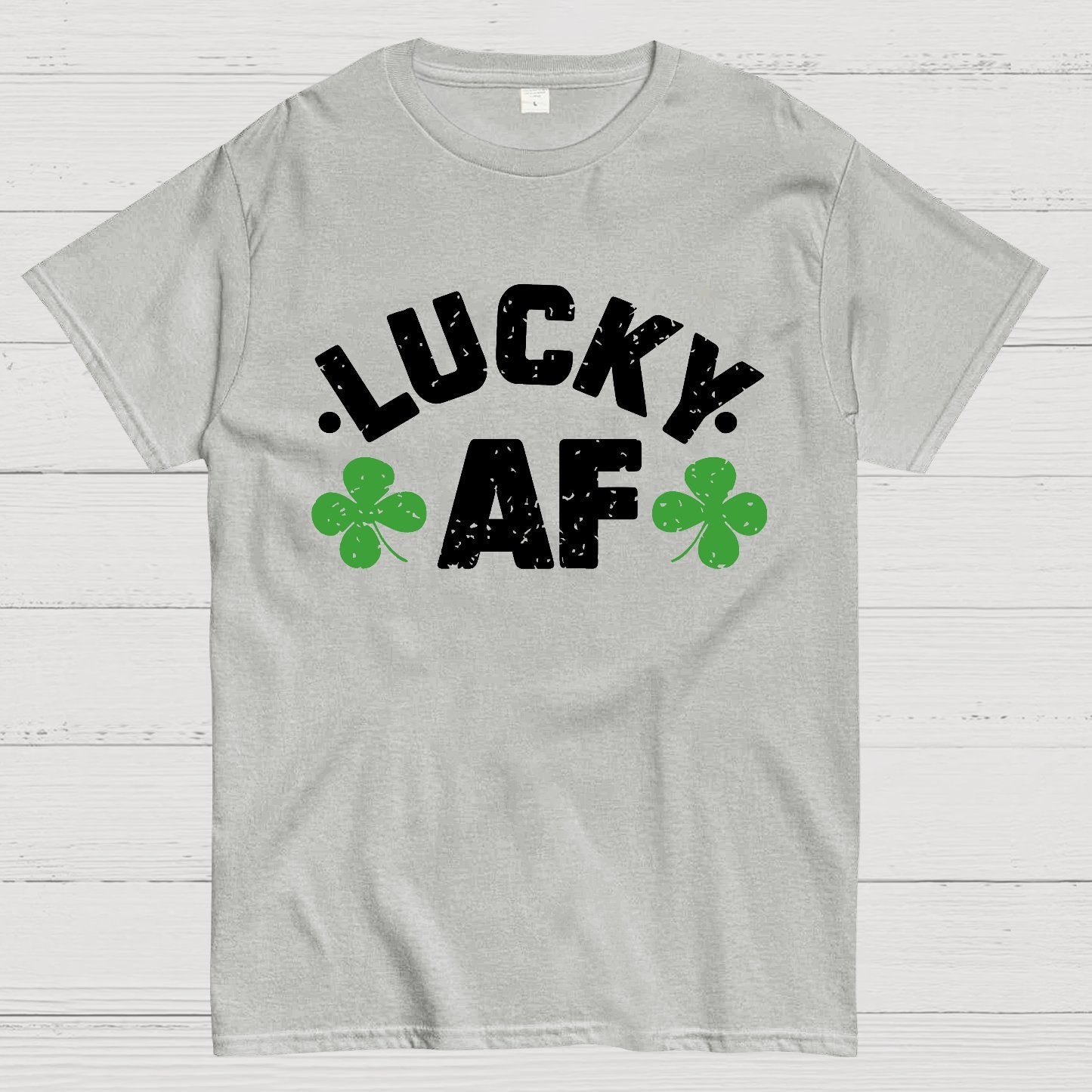 Lucky Af St. Patrick's Day Geek T-Shirt