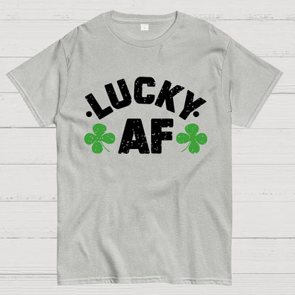 Lucky Af St. Patrick's Day Geek T-Shirt