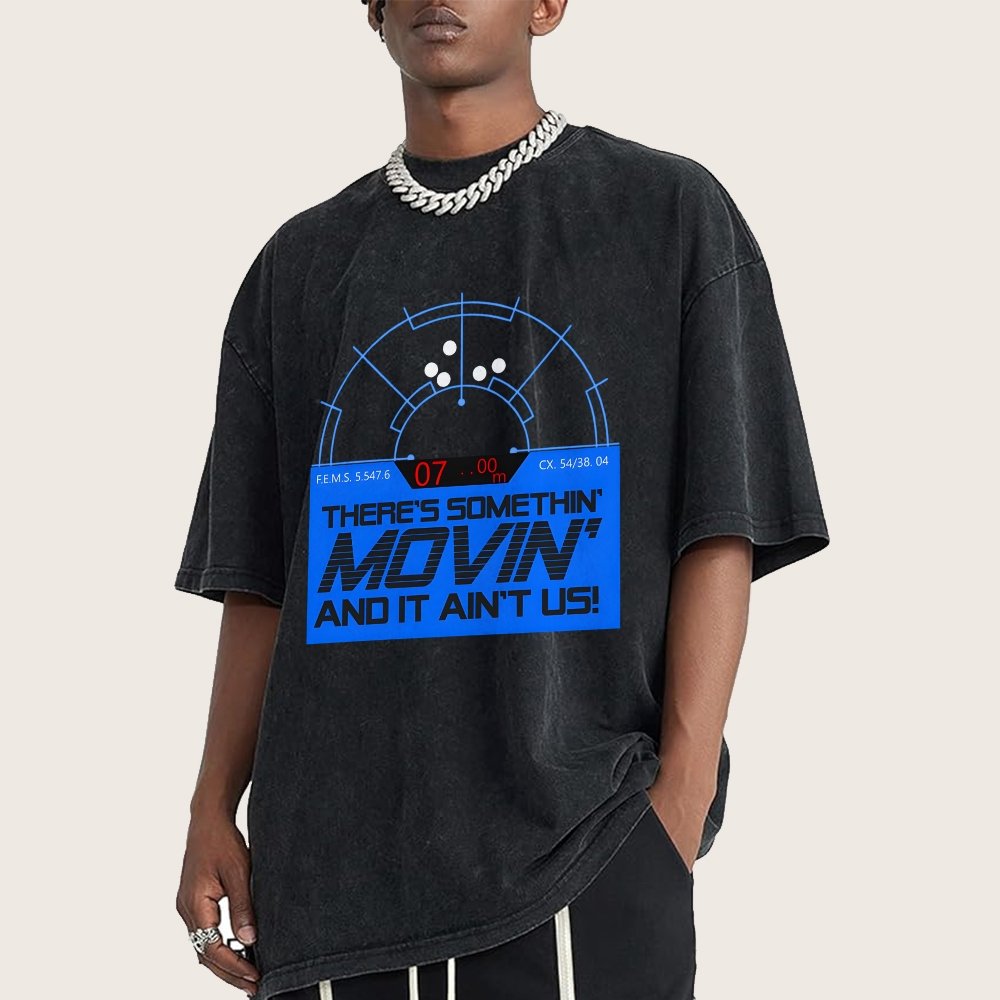 Motion Tracking - Somethin' Movin' Space Corps Vintage Distressed T-shirt