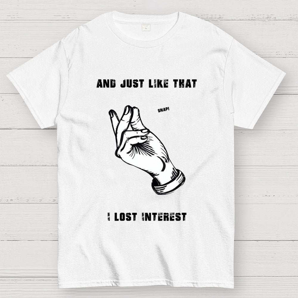 I Lost Interest Geek T-Shirt