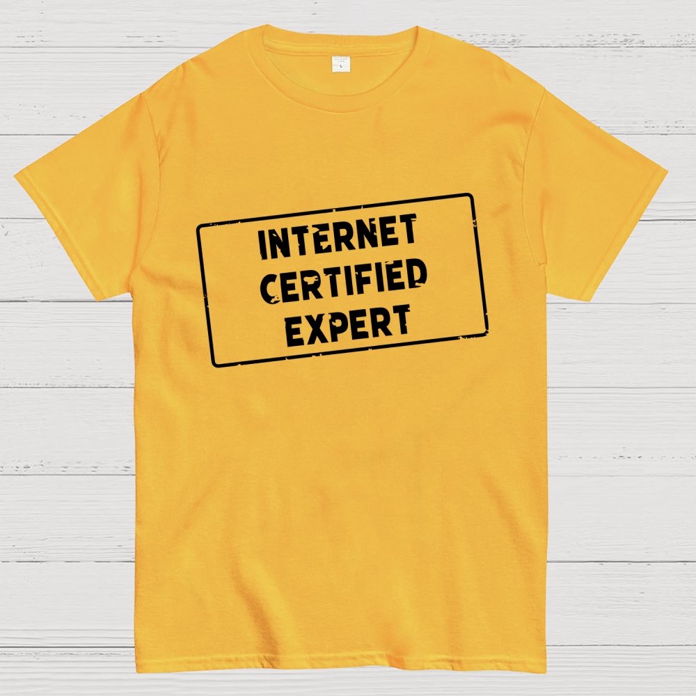 Internet Certified Expert Geek T-Shirt