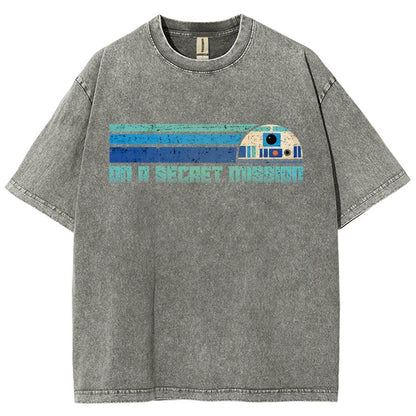 On A Secret Mission Vintage Distressed T-shirt