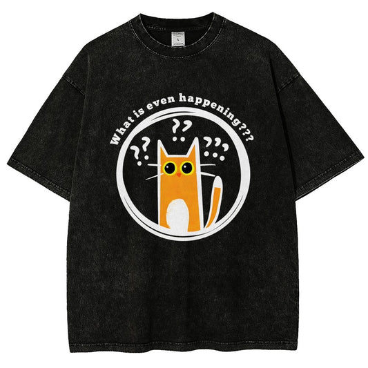 What is Even Happening Vintage Distressed T-shirt