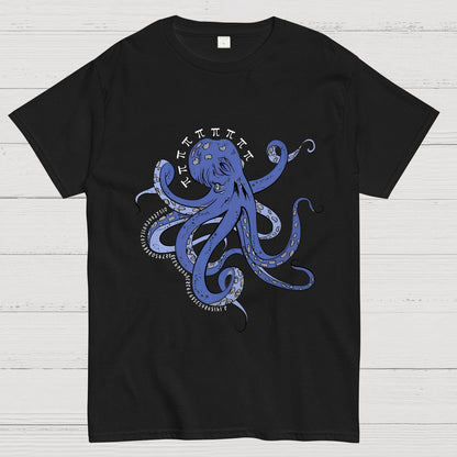 Funny Pi Day Octopus Geeky T-Shirt