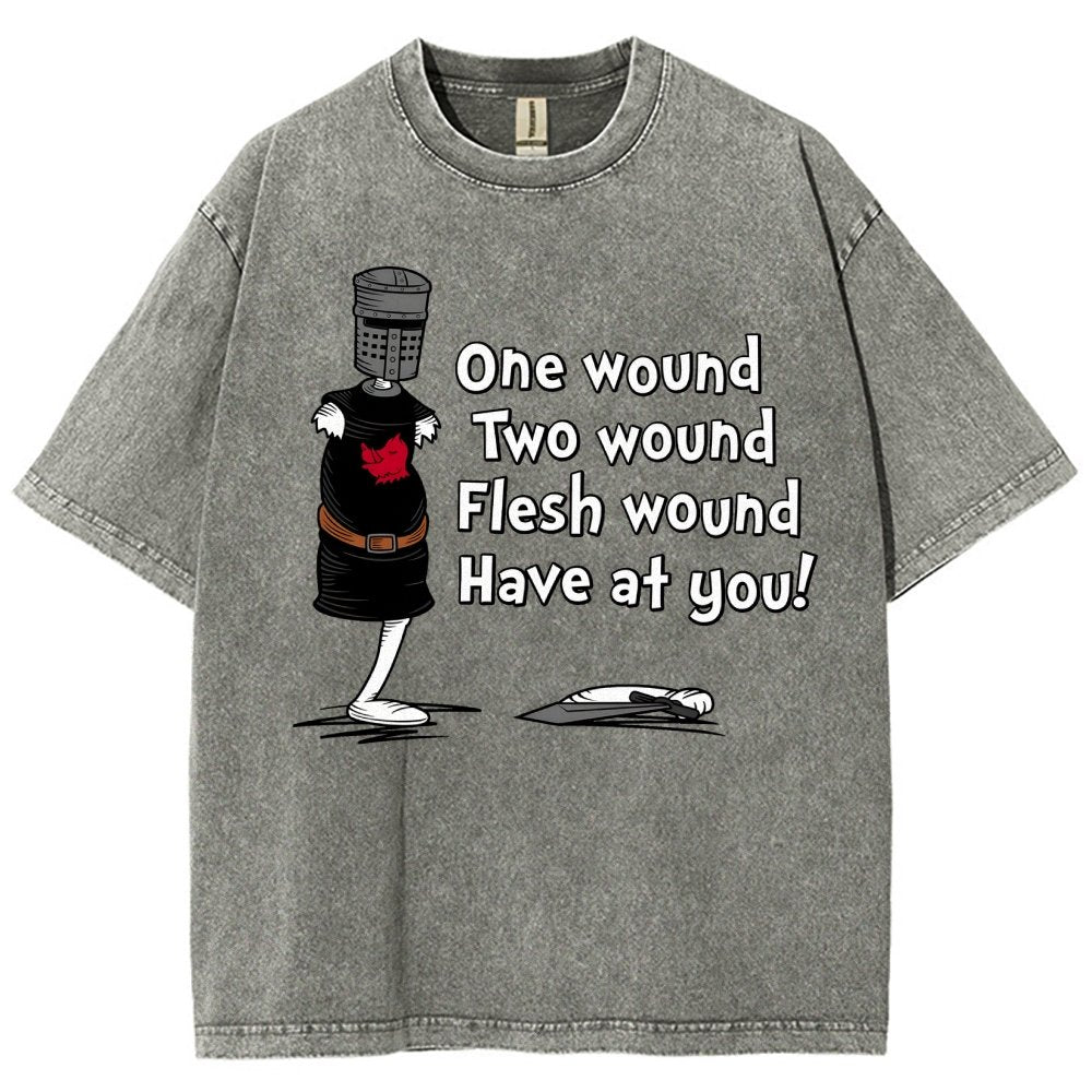 One Wound, Two Wound Essential Vintage Distressed T-shirt