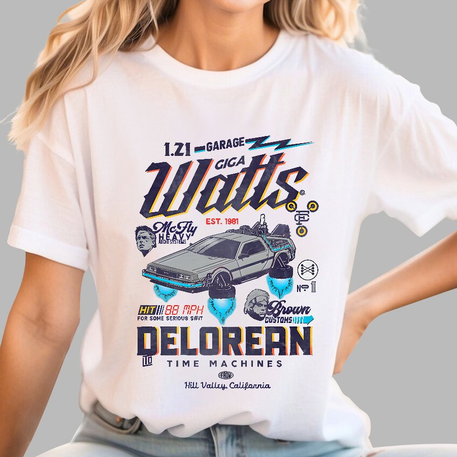 Gigawatts Garage Remix Geek T-Shirt