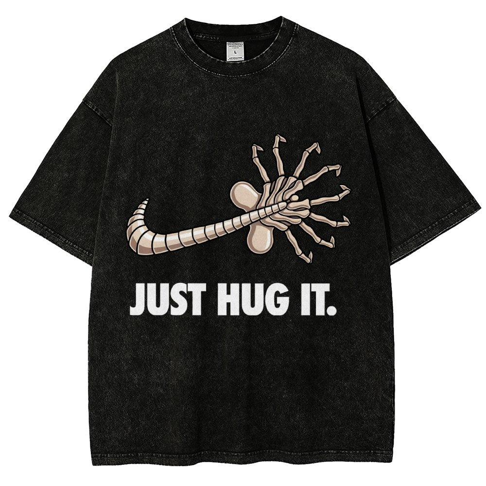 Just hug it Vintage Distressed T-shirt