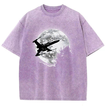 Moonlight Fighter Vintage Distressed T-shirt