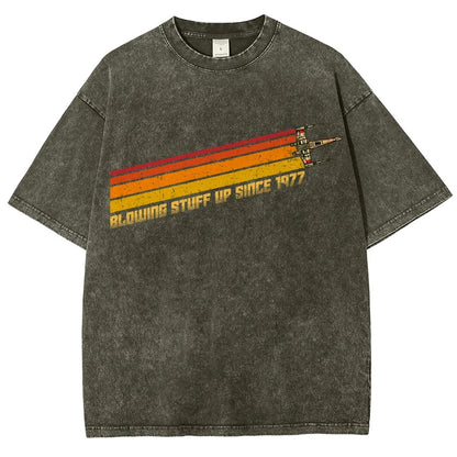 Blowing Stuff Up Since 1977 Vintage Distressed T-shirt