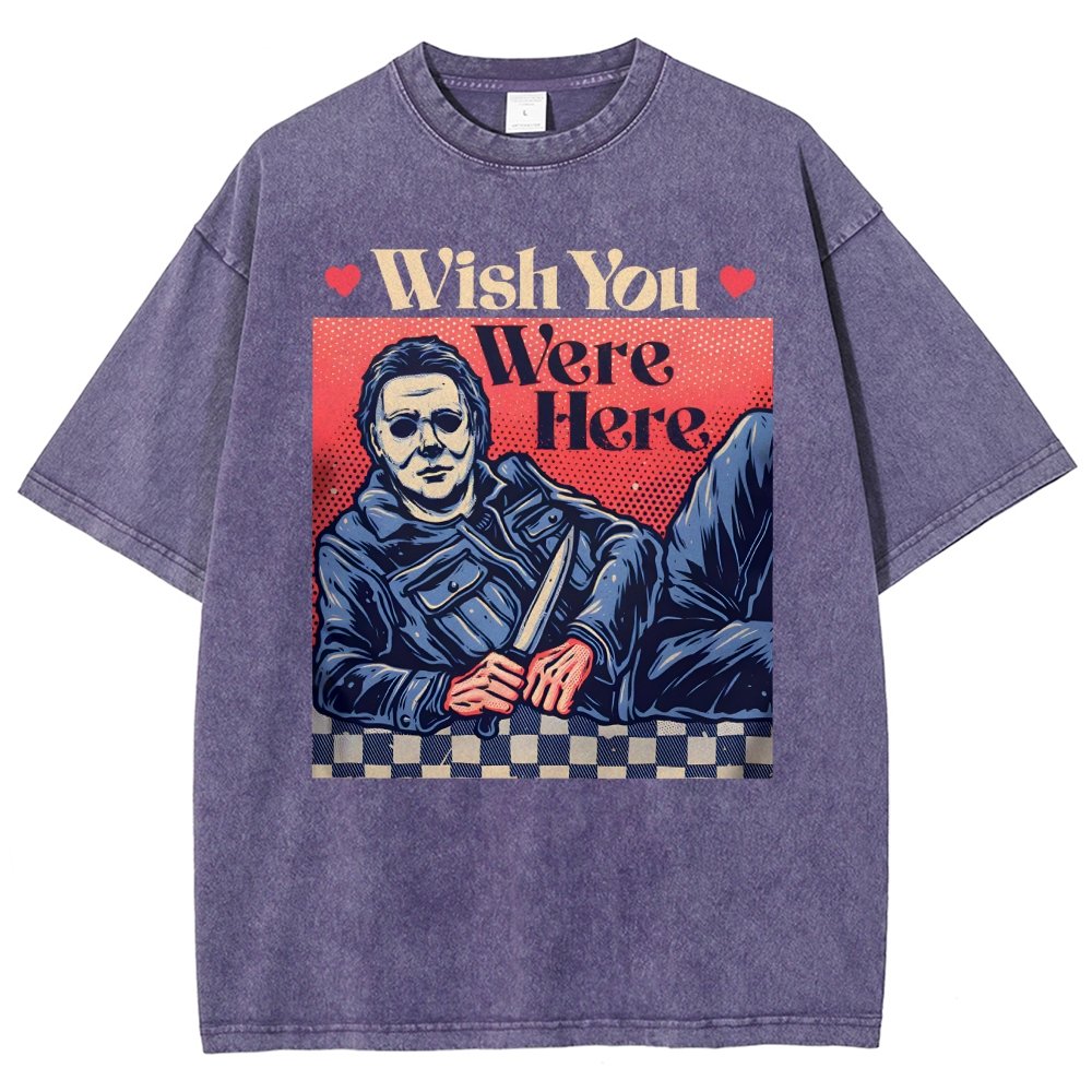 Wish You Were Here Vintage Distressed T-shirt