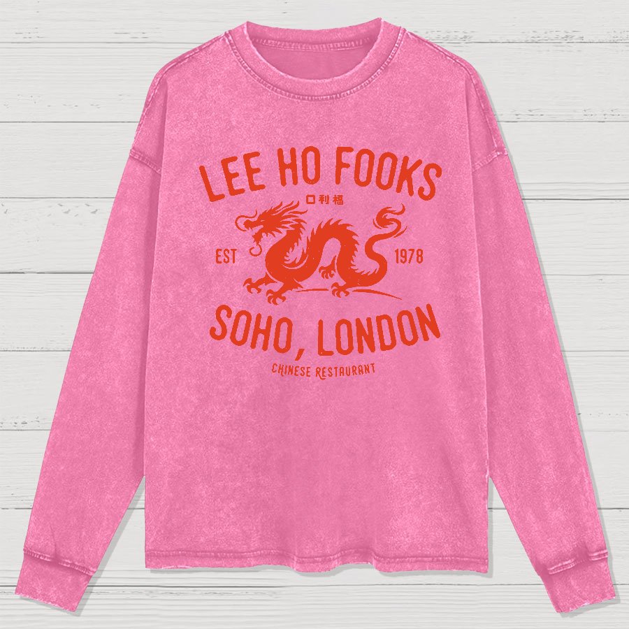 Lee Ho Fooks Vintage Resto Washed Long Sleeve Tee