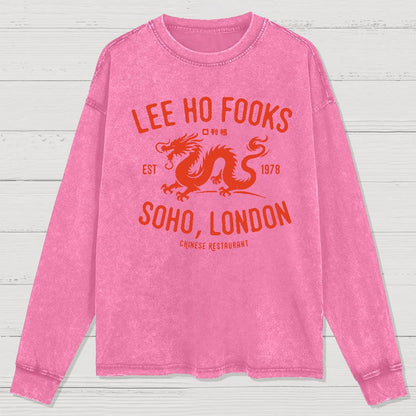 Lee Ho Fooks Vintage Resto Washed Long Sleeve Tee