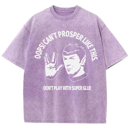 Oops! Can’t prosper like this Vintage Distressed T-shirt