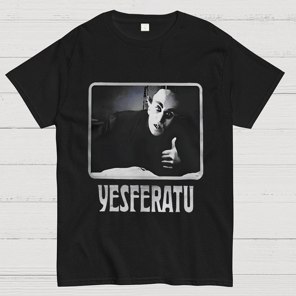 Yesferatu Funny Horror Retro Unisex Geek T-Shirt