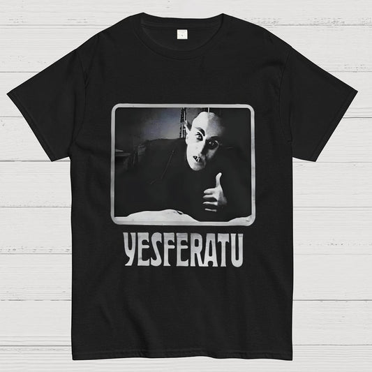 Yesferatu Funny Horror Retro Unisex Geek T-Shirt