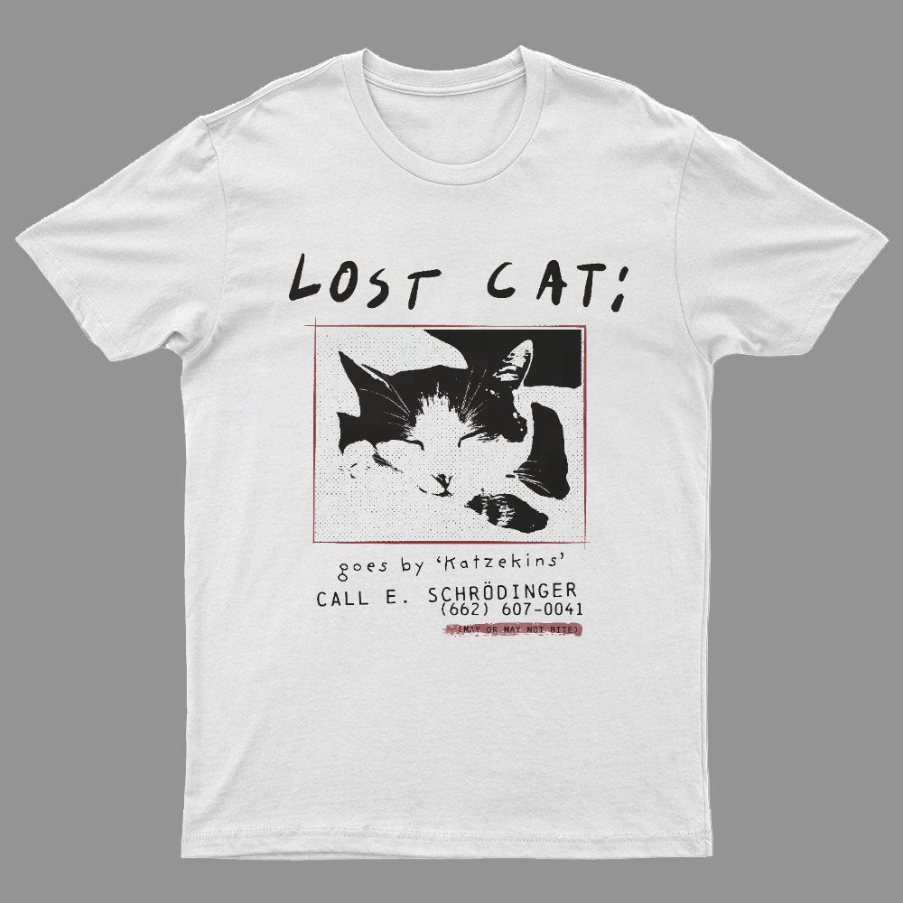 Schrödinger's Lost Cat Geeky T-Shirt