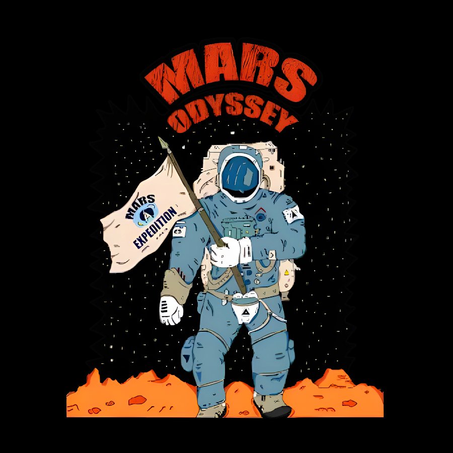 Mars Odyssey Geek T-Shirt
