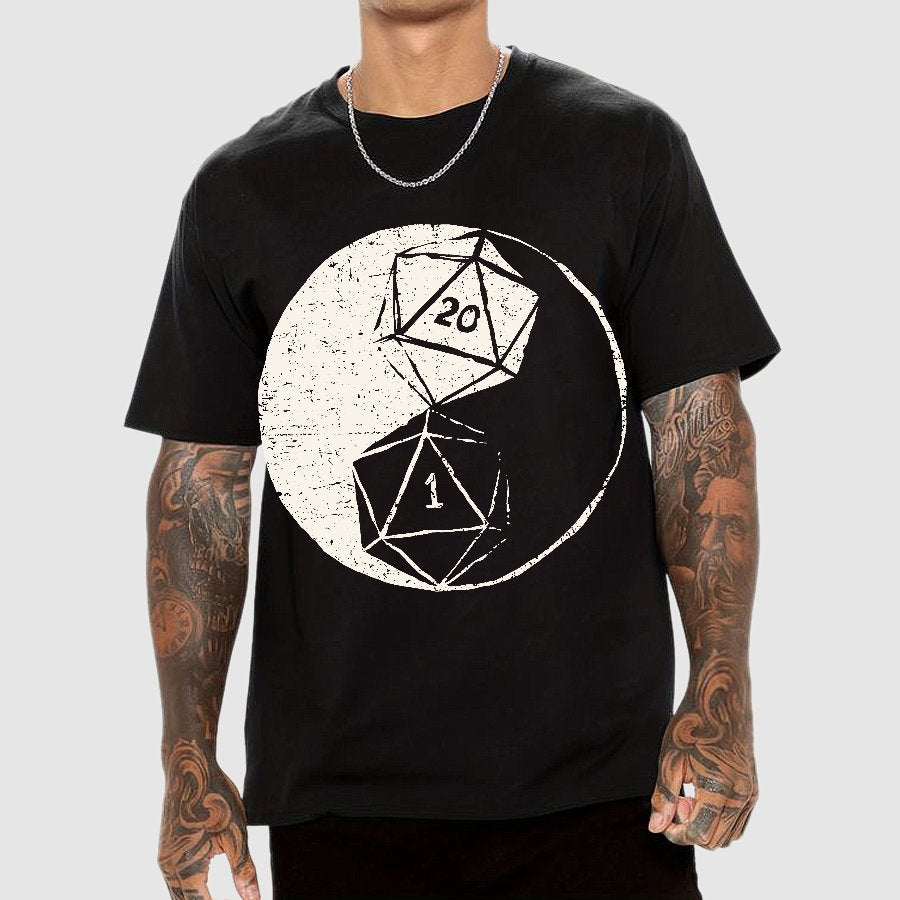 RPG Duality Balancing Geek T-Shirt