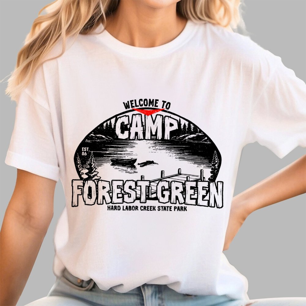 Camp Forest Green Geek T-Shirt