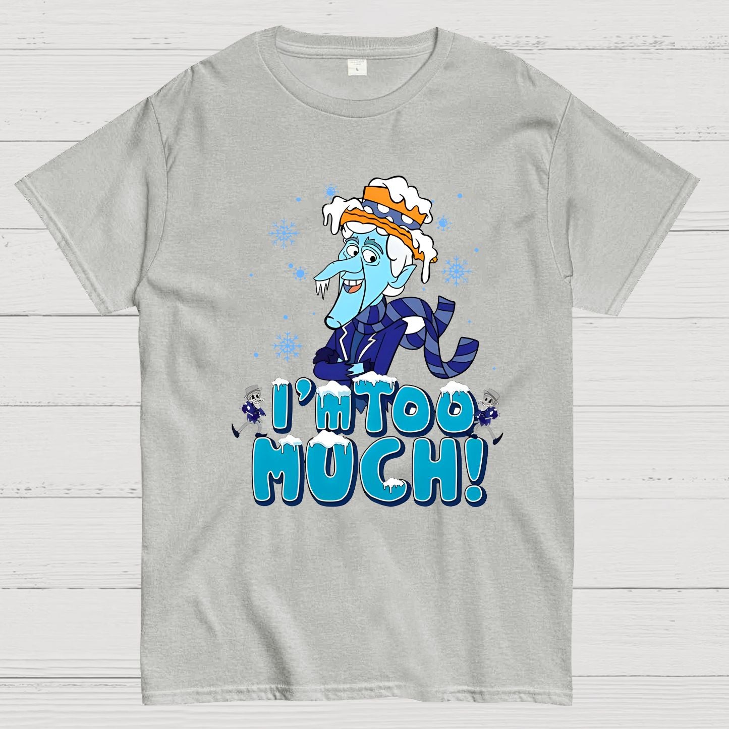 Winter Brothers' Christmas Matching I'm Too Much Geek T-Shirt