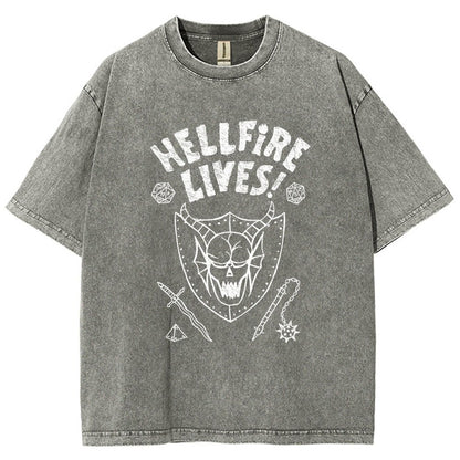 Hellfire Lives Vintage Distressed T-shirt