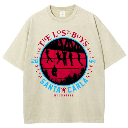 Futuristic Wanderers 2099 Vintage Distressed T-shirt