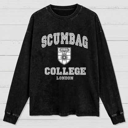 Scumbag College Washed Long Sleeve Tee