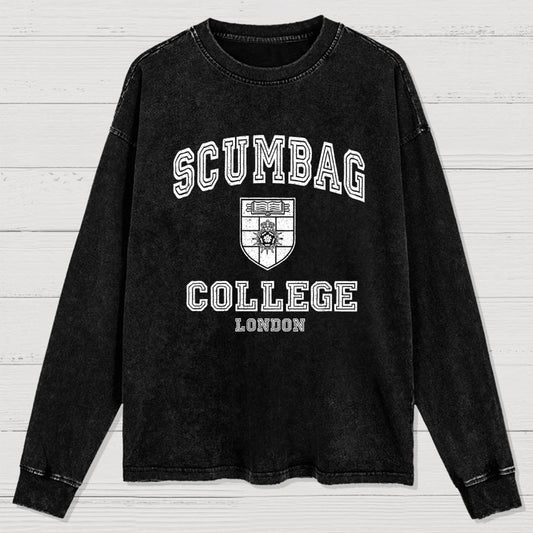 Scumbag College Washed Long Sleeve Tee