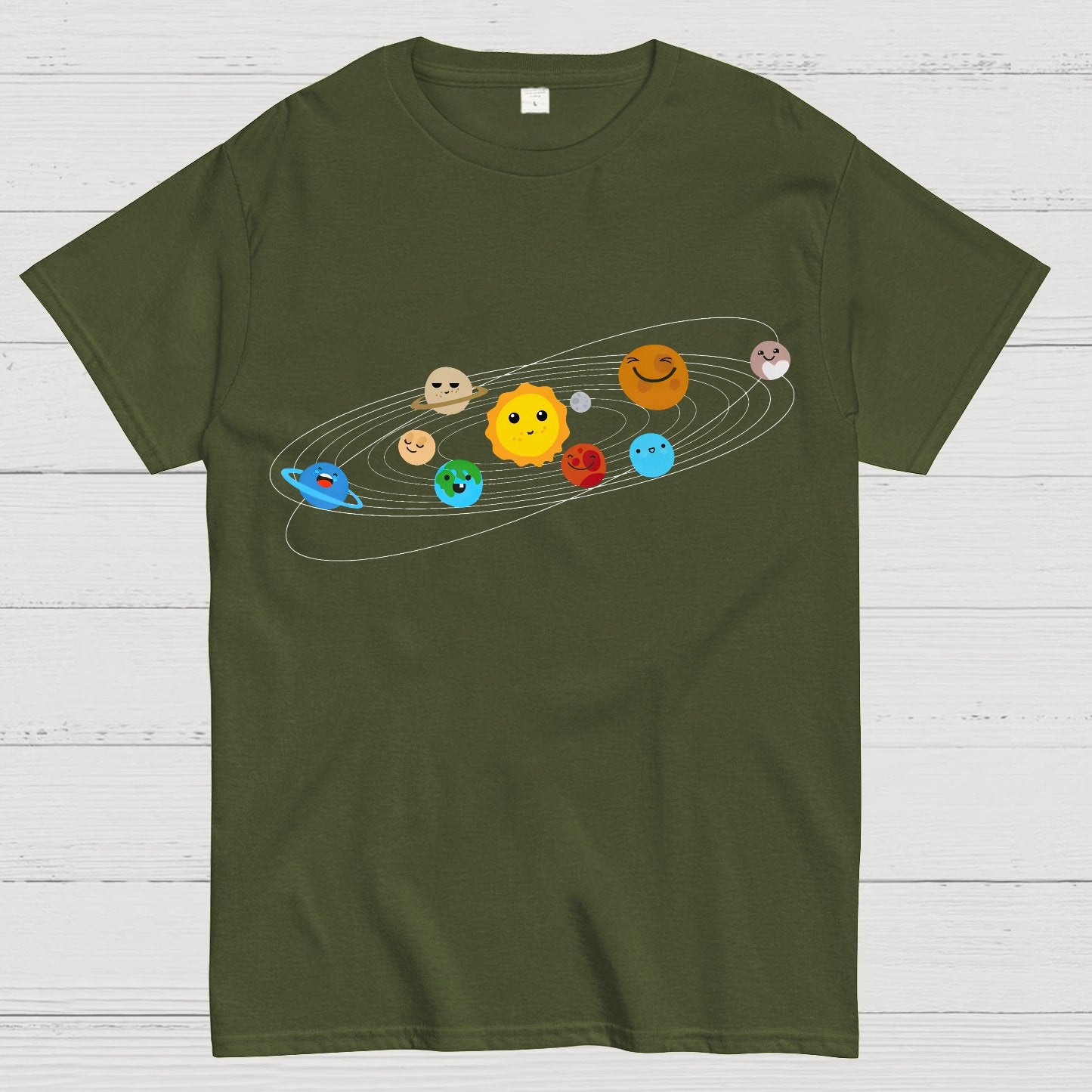 Solar System Nerdy T-Shirt