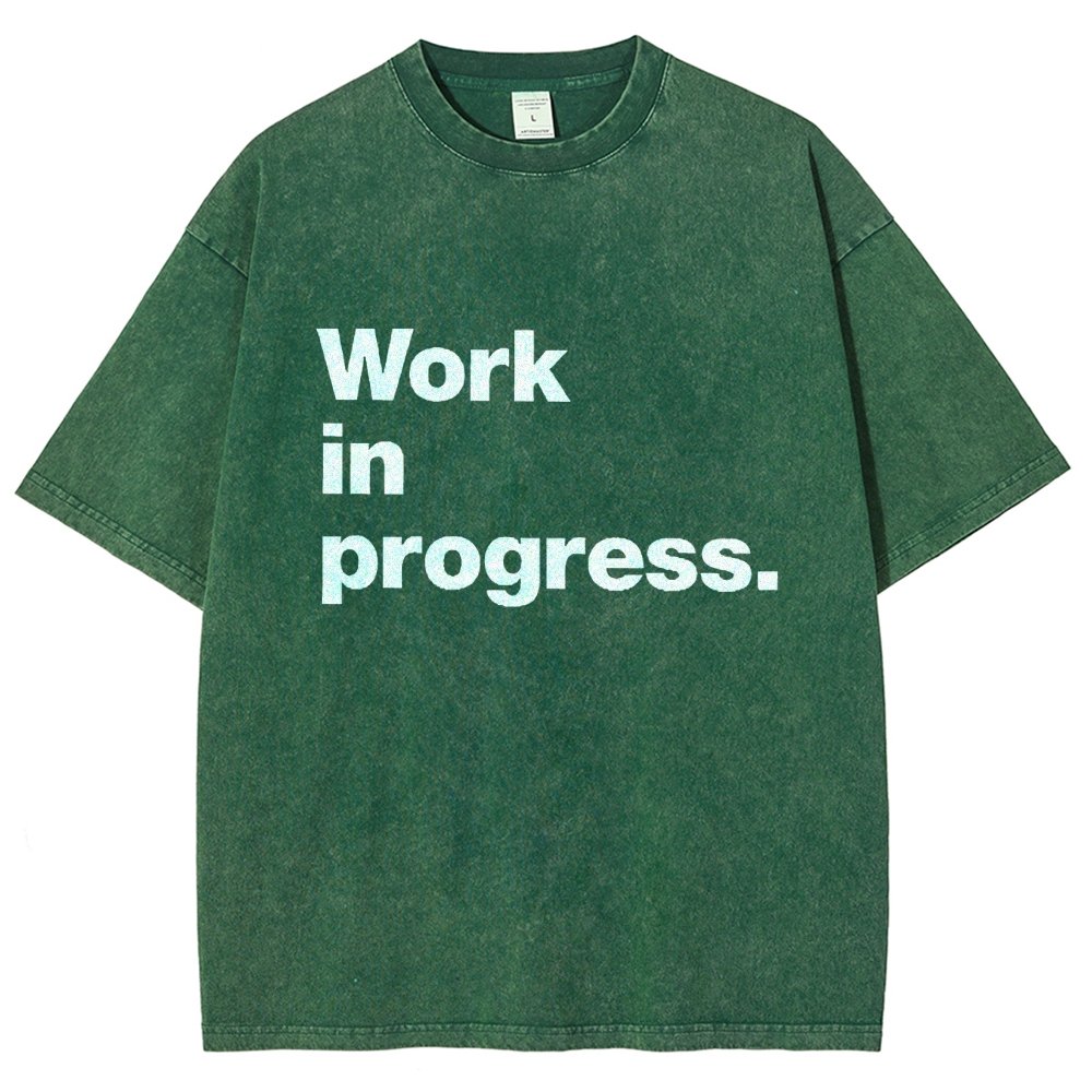 Work In Progress Vintage Distressed T-shirt