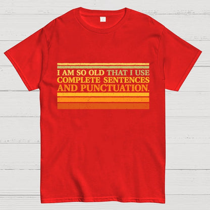Complete Sentences and Punctuation Unisex Geek T-Shirt