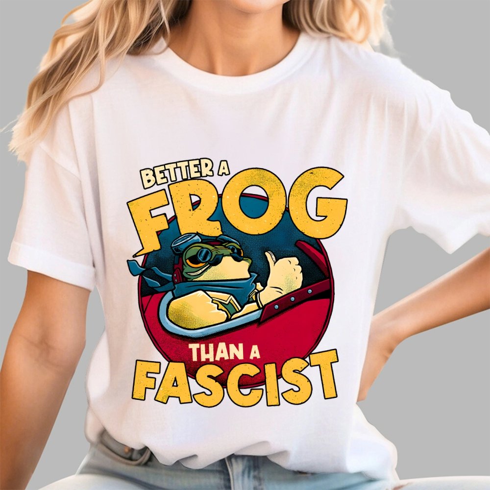 Better A Frog Than A Fascist Geek T-Shirt