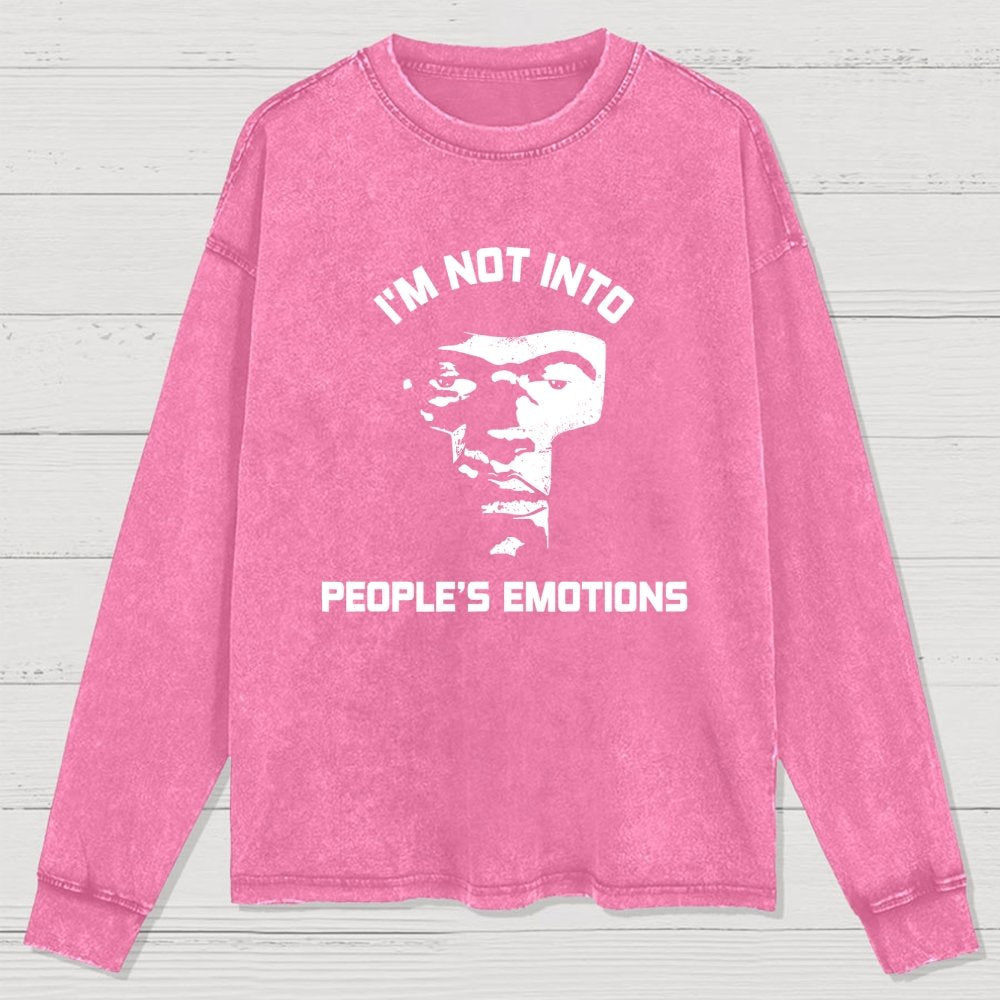 People's Emotions Washed Long Sleeve Tee