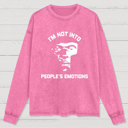 People's Emotions Washed Long Sleeve Tee